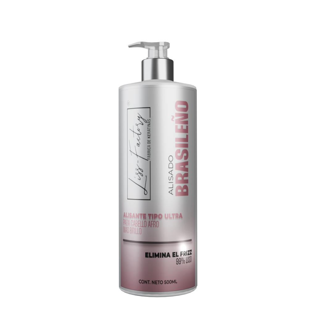 Liss-Factory Alisado Brasileño Profesional 500 ml | Control de Volumen y Brillo Intenso