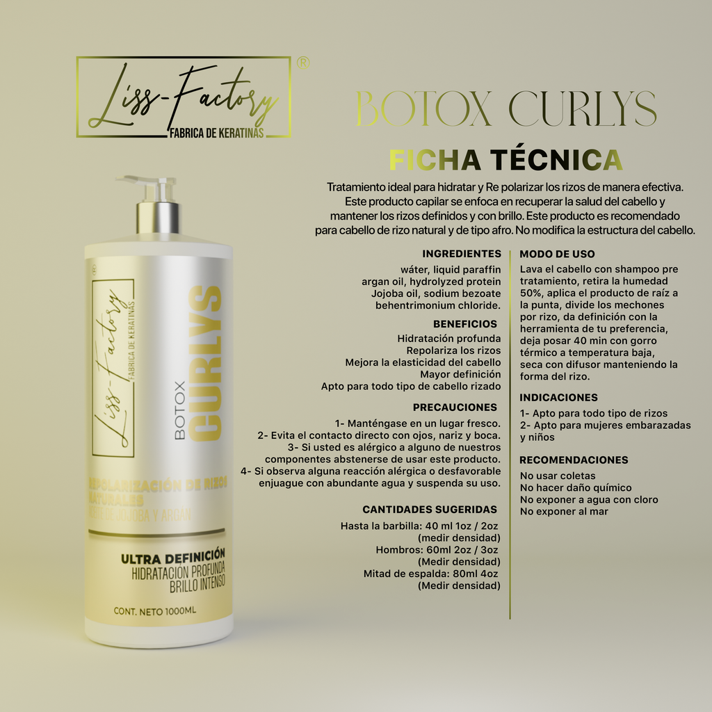 Kit Organic Liss-Factory 4 Fórmulas de Hidratación y Reparación 250 ml