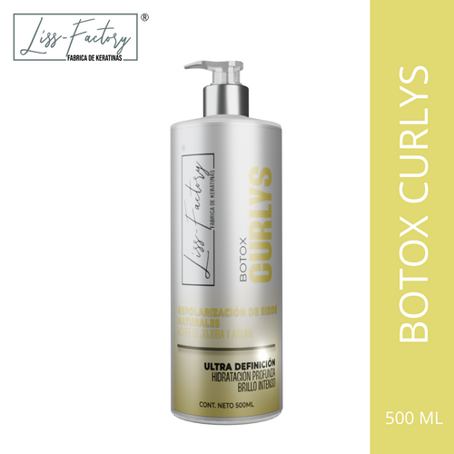 Botox Hidratante Curlys Liss-Factory 500 ml | Definición e Hidratación para Rizos