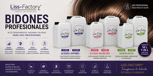 Alisado Brasileño Profesional Liss-Factory 20 L | Alisado Intensivo Profesional