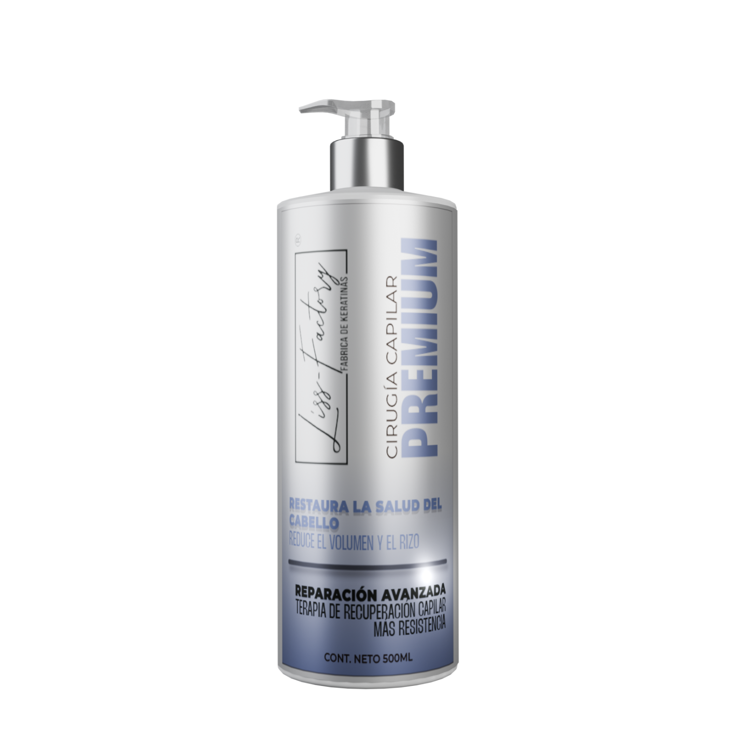 Liss-Factory Cirugía Capilar Profesional 500 ml | Reparación Profunda y Control del Frizz