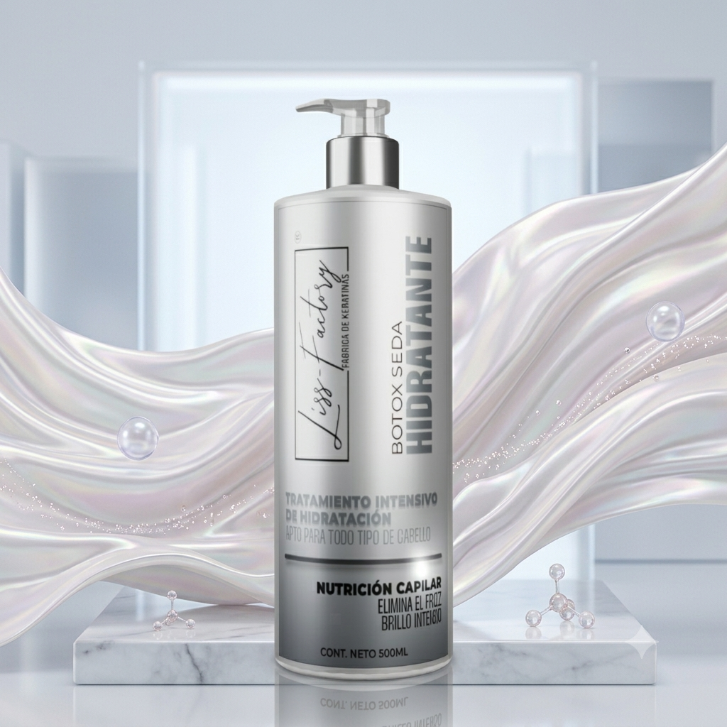 Botox Hidratante Efecto Seda Liss-Factory 500 ml | Hidratación y Reparación Capilar