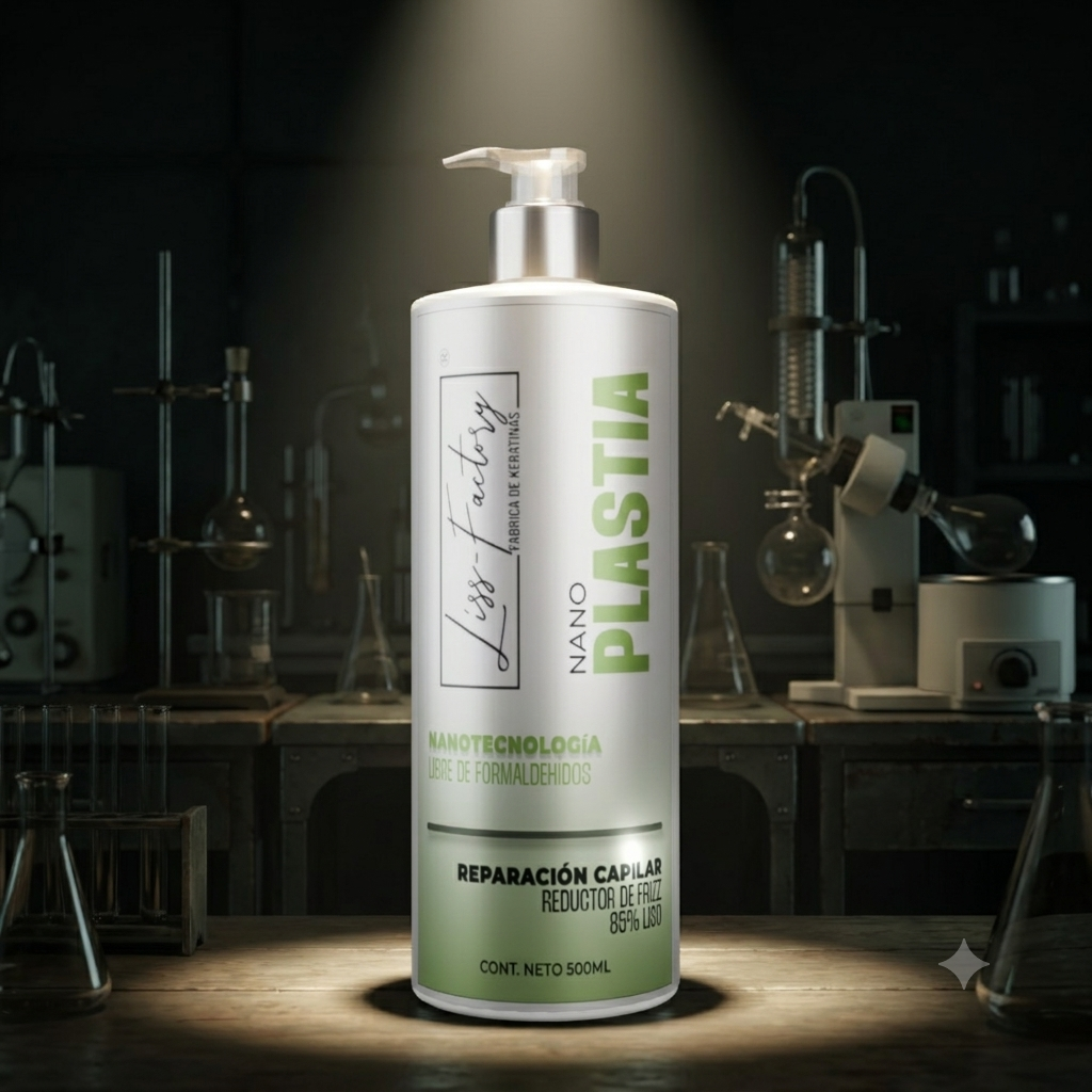 Liss-Factory Nanoplastia Profesional Sin Formol 500 ml | Reparación Capilar y Control del Frizz