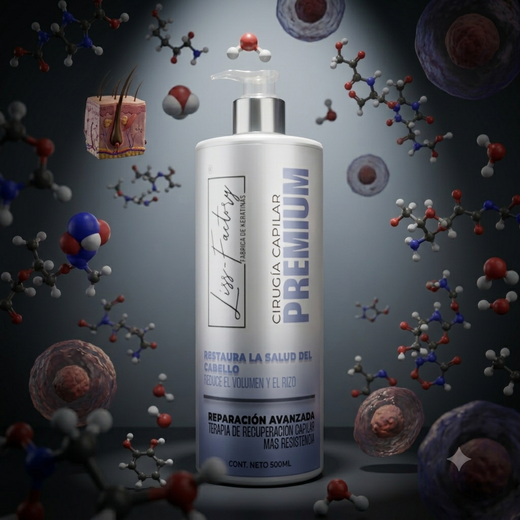 Liss-Factory Cirugía Capilar Profesional 500 ml | Reparación Profunda y Control del Frizz