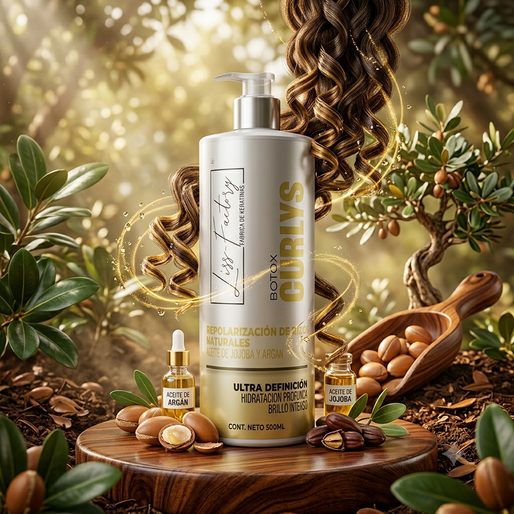 Botox Hidratante Curlys Liss-Factory 500 ml | Definición e Hidratación para Rizos