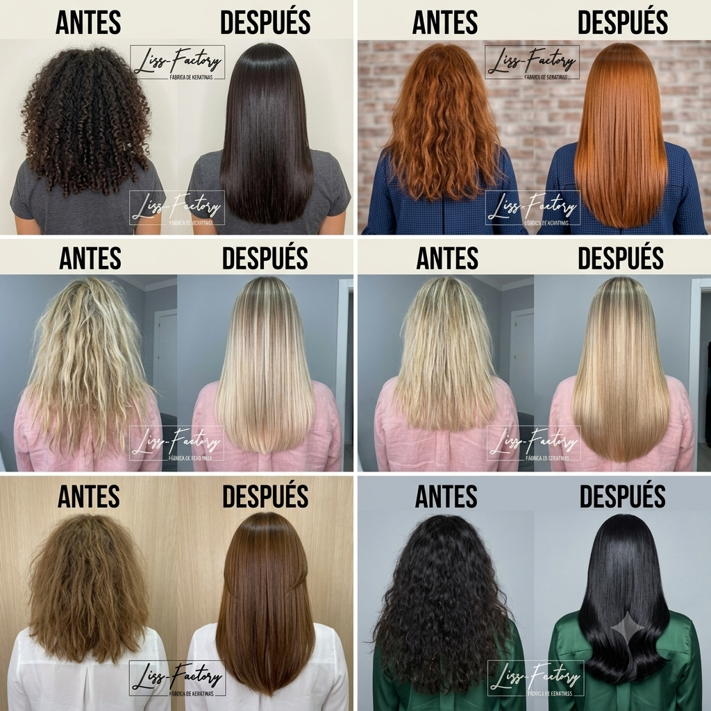 Kit Organic Liss-Factory 4 Fórmulas de Hidratación y Reparación 250 ml