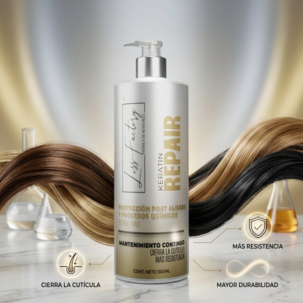 Keratin Repair 2.0 Liss-Factory 250 ml | Reparación y Mantenimiento Capilar