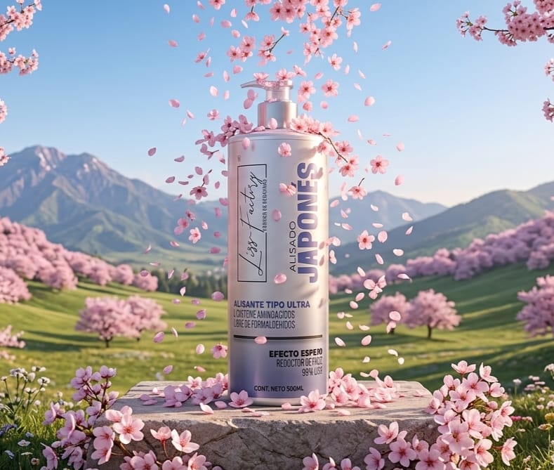 Liss-Factory Alisado Japonés Profesional Sin Formol 500 ml | Brillo Espejo y Control de Frizz