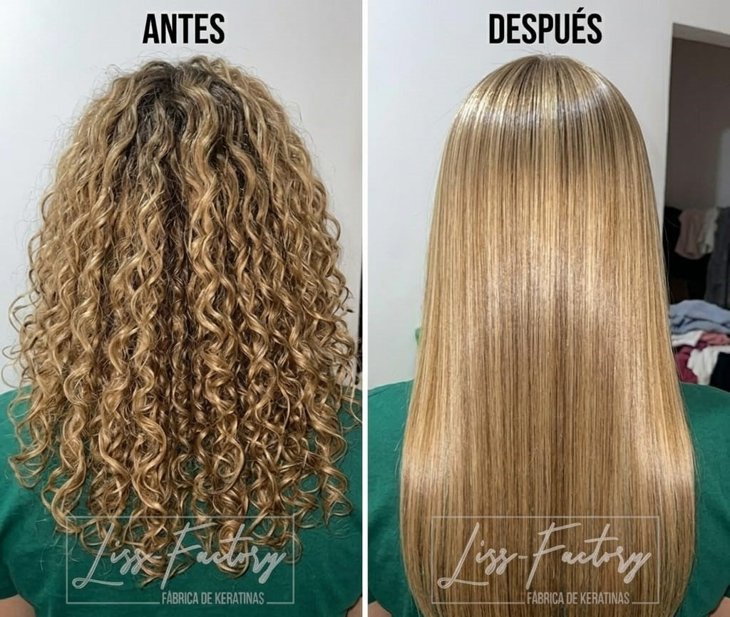 Kit Alisado Japonés Liss-Factory 250 ml + Shampoo Pre | Sin Formol | Efecto Espejo