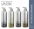 Kit Organic Liss-Factory 4 Fórmulas de Hidratación y Reparación 250 ml