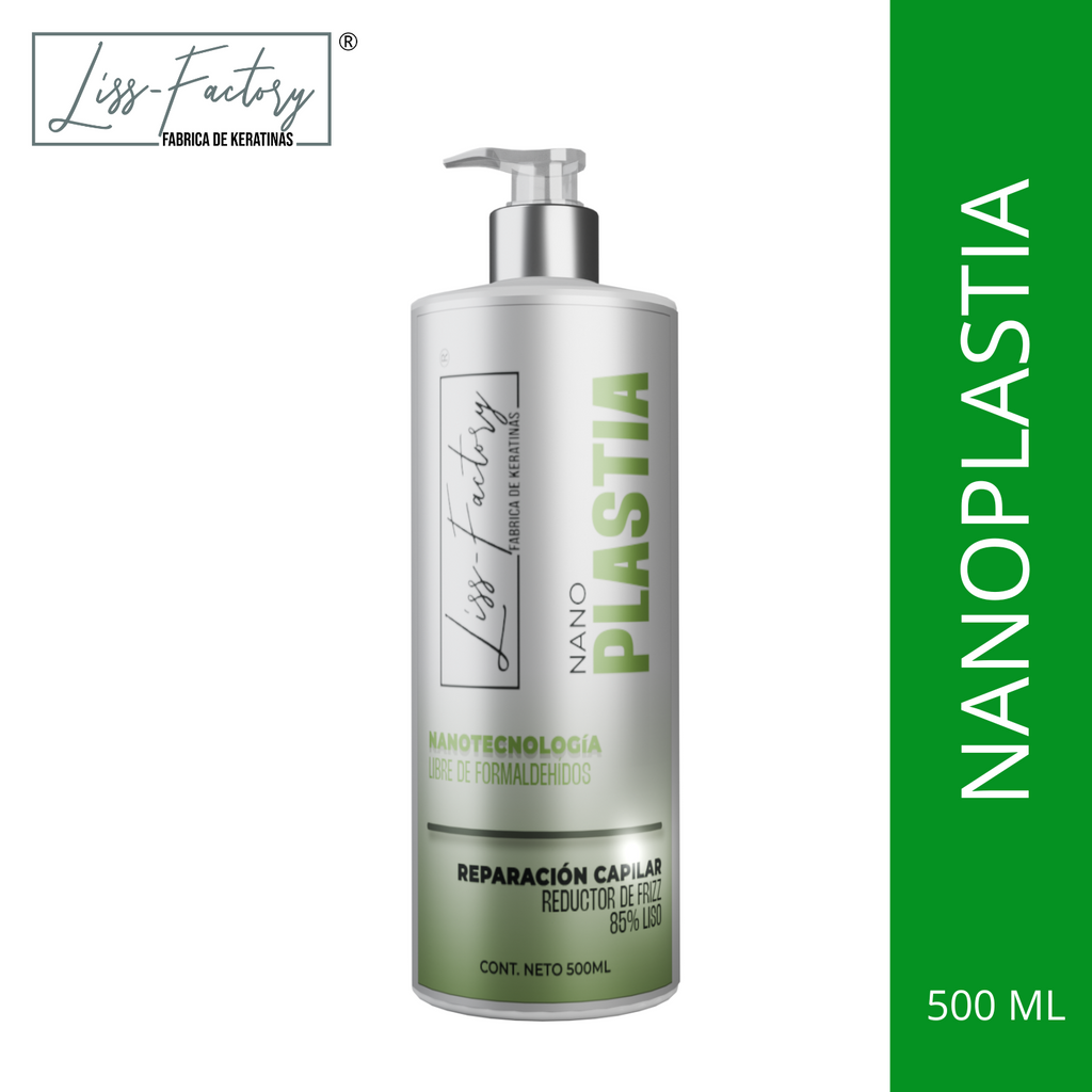 Liss-Factory Nanoplastia Profesional Sin Formol 500 ml | Reparación Capilar y Control del Frizz